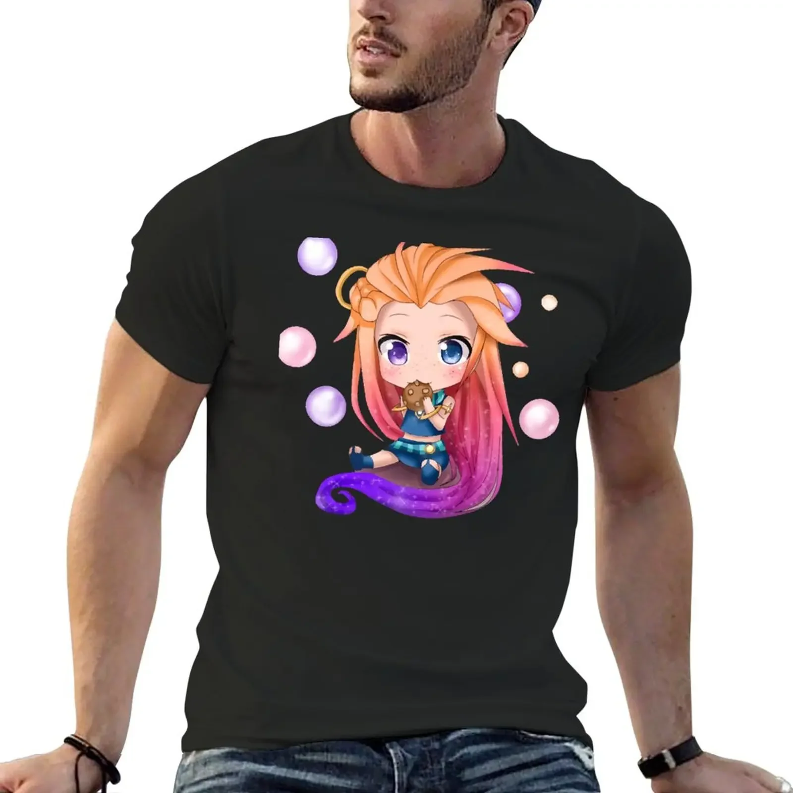 

Zoe chibi T-Shirt shirts graphic tees vintage heavyweights mens clothes