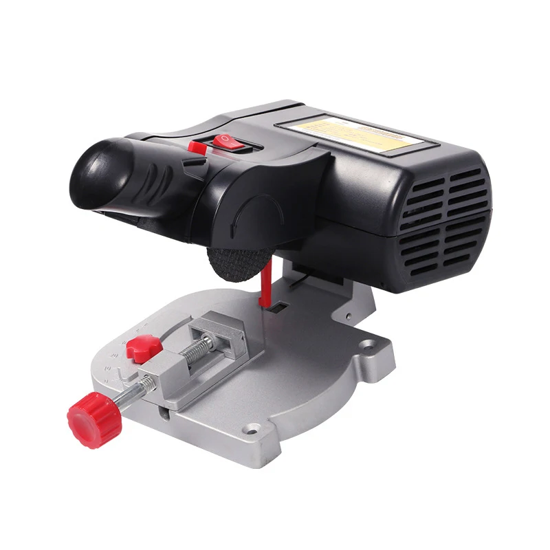 110V Mini Cutting Machine Bench Steel Blade Cut-off Electric Table Saw Metal Wood Plastic cutting DIY Tools Adjust Miter Gauge