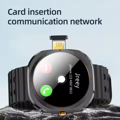 GOLDENSPIKE Smartwatch Ultra 5G LTE Android Smart Watch Video Call 4G/5G SIM Card S GPS WIFI Rotary Camera Global Call Watch Men