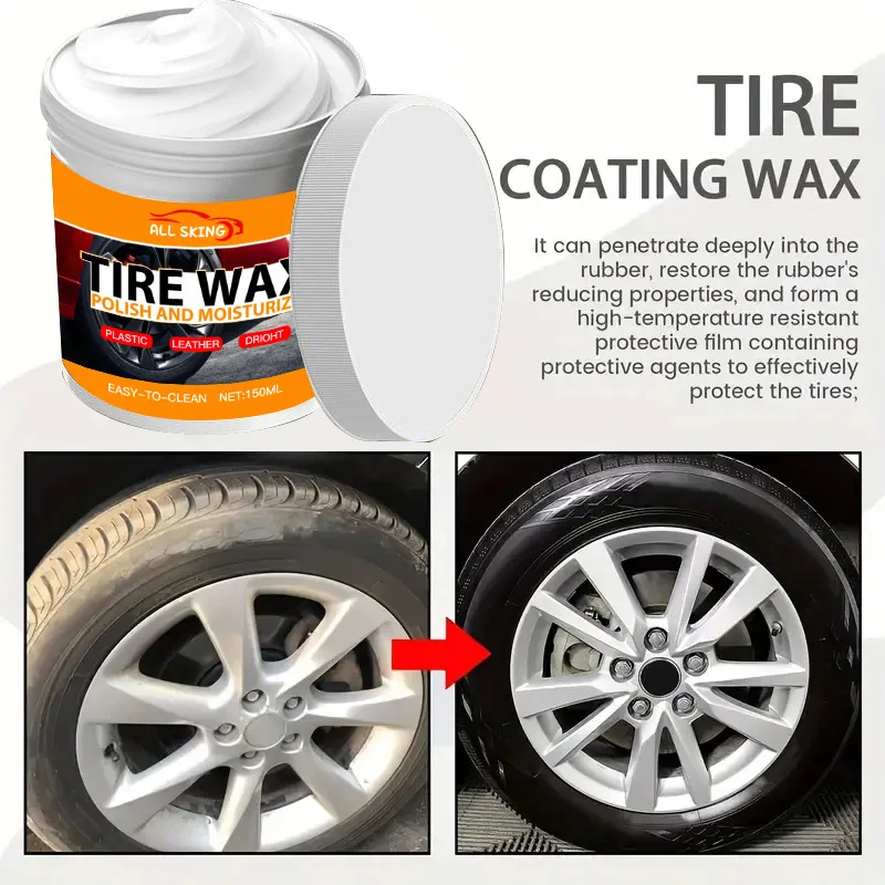 ยางยานยนต์แว็กซ์ Long-Lasting Shine Agent กันน้ําคราบ,ขัดยาวนานและผลิตภัณฑ์ต่อต้านริ้วรอย