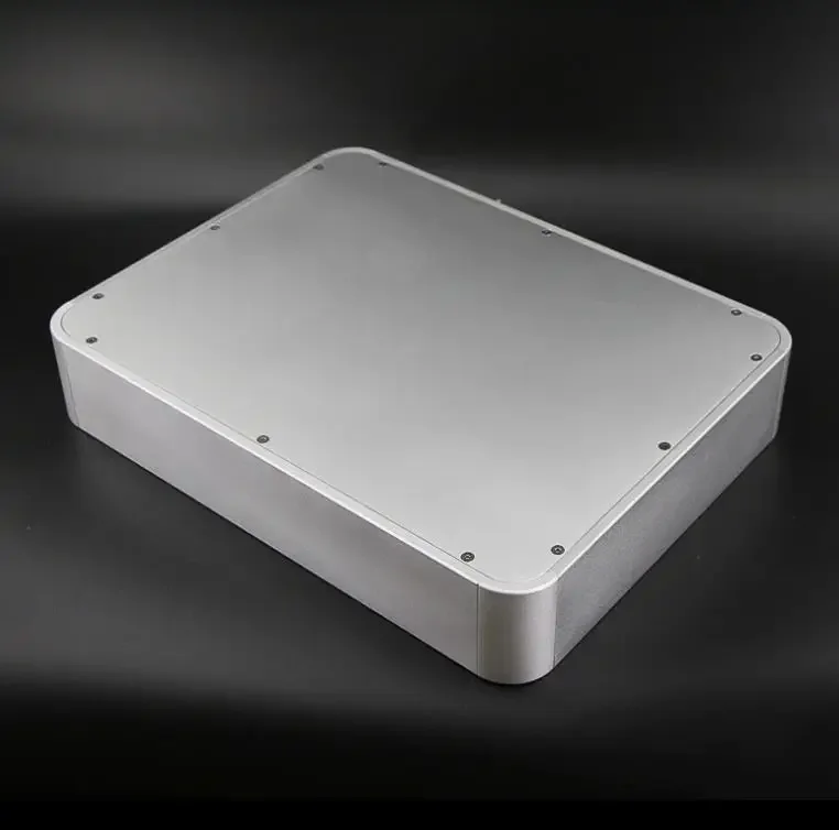 

Полностью алюминиевый корпус Silver 4308, корпус усилителя мощности HiFi «сделай сам», корпус усилителя мощности