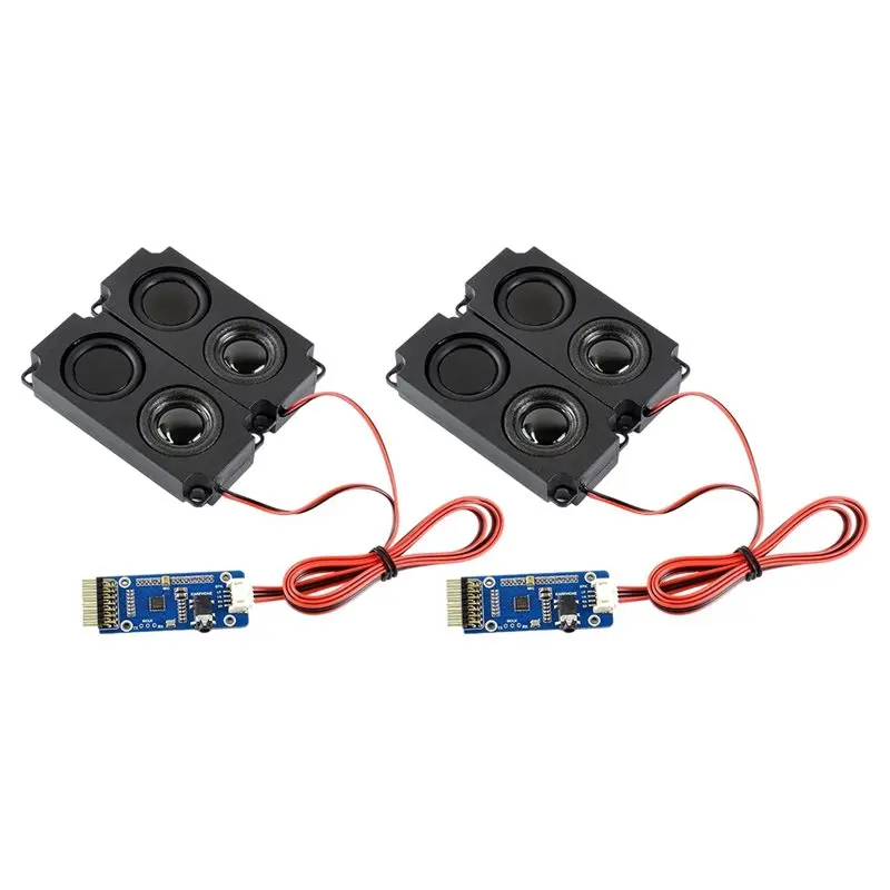 【DIGITAL GADGET】For Raspberry Pi 5/7 Inch LCD Display Compatible 2Pcs WM8960 Audio Codec Module Featuring 8Ω 5W Speaker For DIY