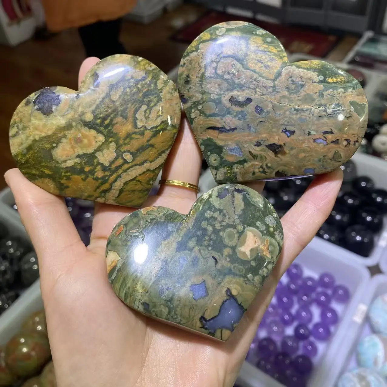 Natural Pebble-Shaped Crystal Quartz Heart, With Healing Properties, Suitable For Home Decoration, Meditation Demagnetization, A