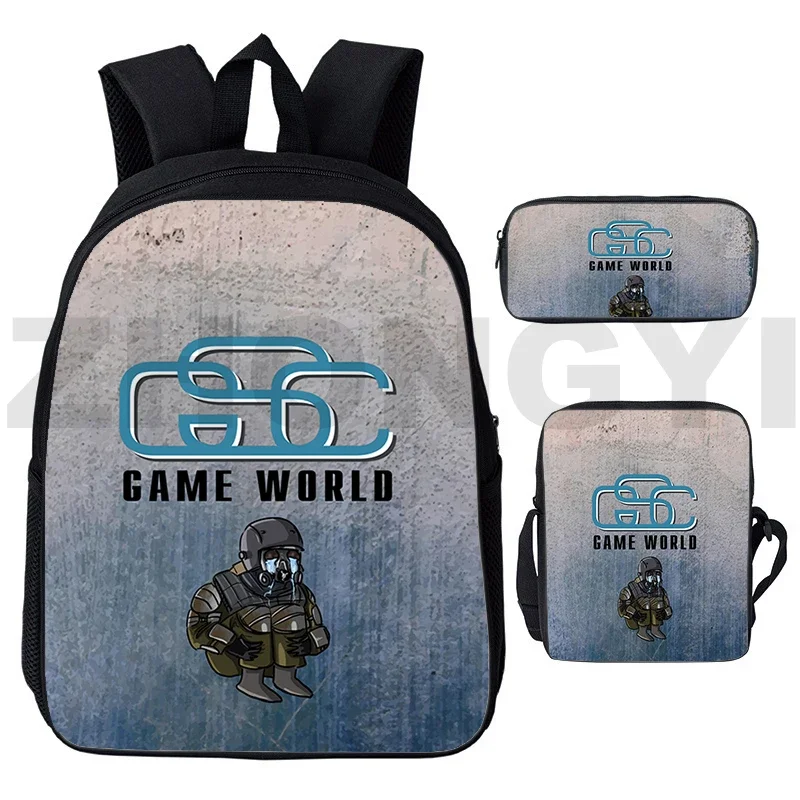 

Sac A Dos 3D печать Аниме S.T.A.L.K.E.R. 3 шт./комплект, мужской рюкзак с принтом в виде сердца игры