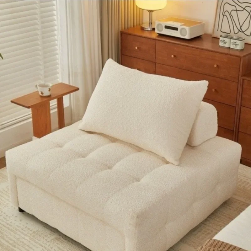 

Single sofa bed folding dual-purpose small apartment living room multi-functional two-in-one pull-out retractable sofa