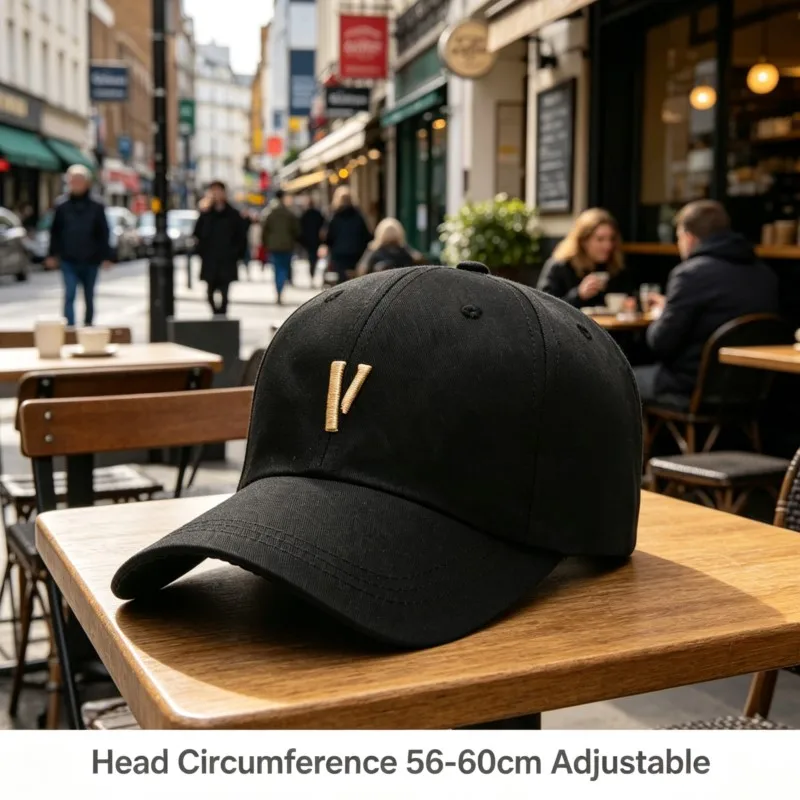 

Slim Face Korean Sun Cap 56-60cm Adjustable Fit Anti UV INS Street Style Lightweight Men Women Spring Summer Casual Hat