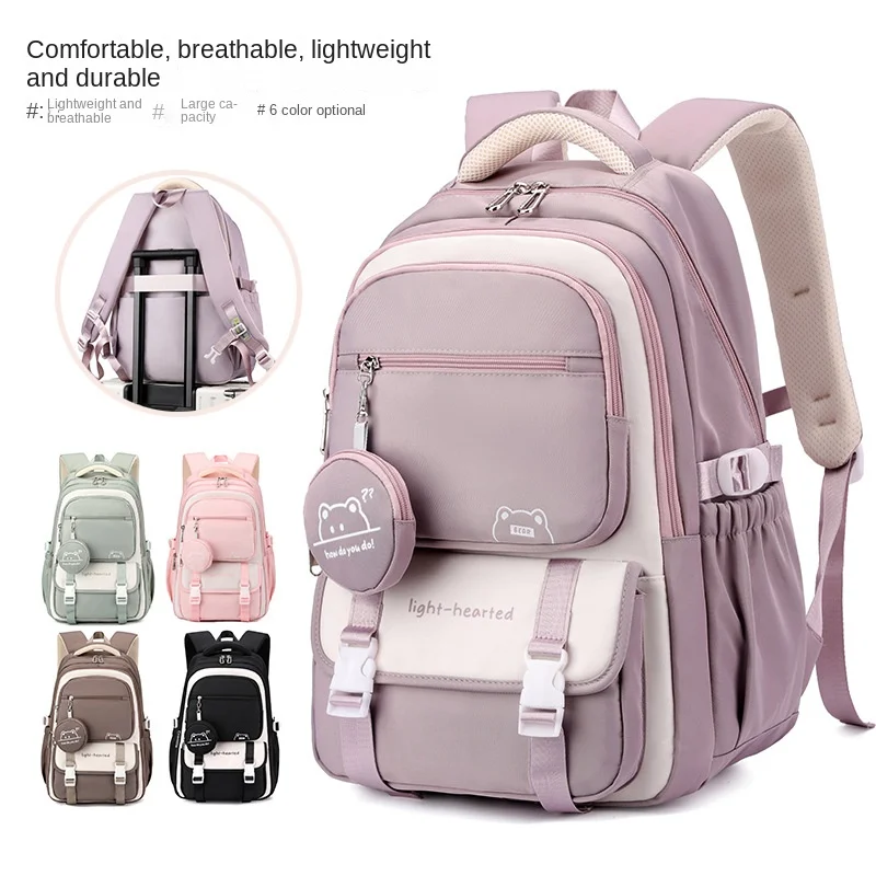 Mochila escolar a la moda para chicas, mochilas escolares para adolescentes, mochila para ordenador portátil, mochila de viaje informal, bolsa para libros, mochila escolar para niños impermeable