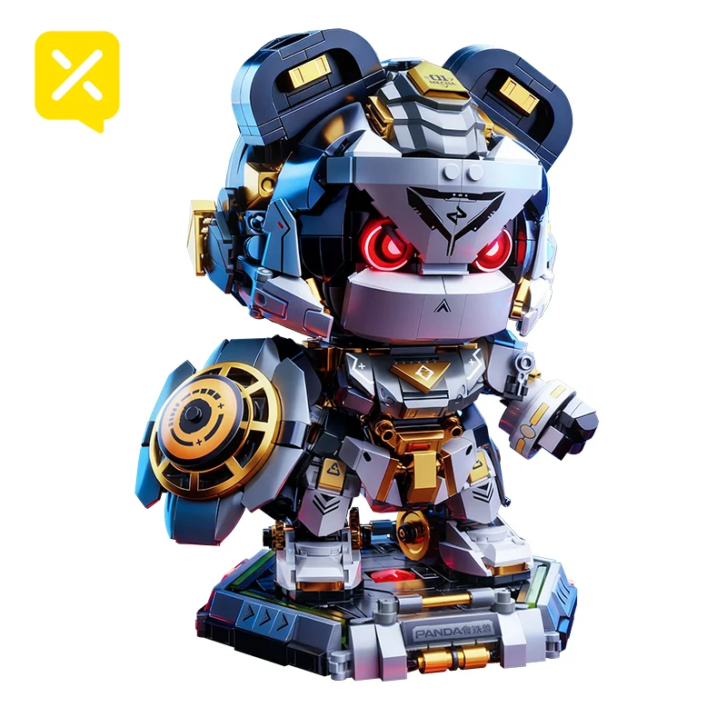 مكعبات بناء ناشيونال تريند بانك باندا ميكانيكية مع إصدار مدمج لعبة بناء إبداعية للبالغين #6