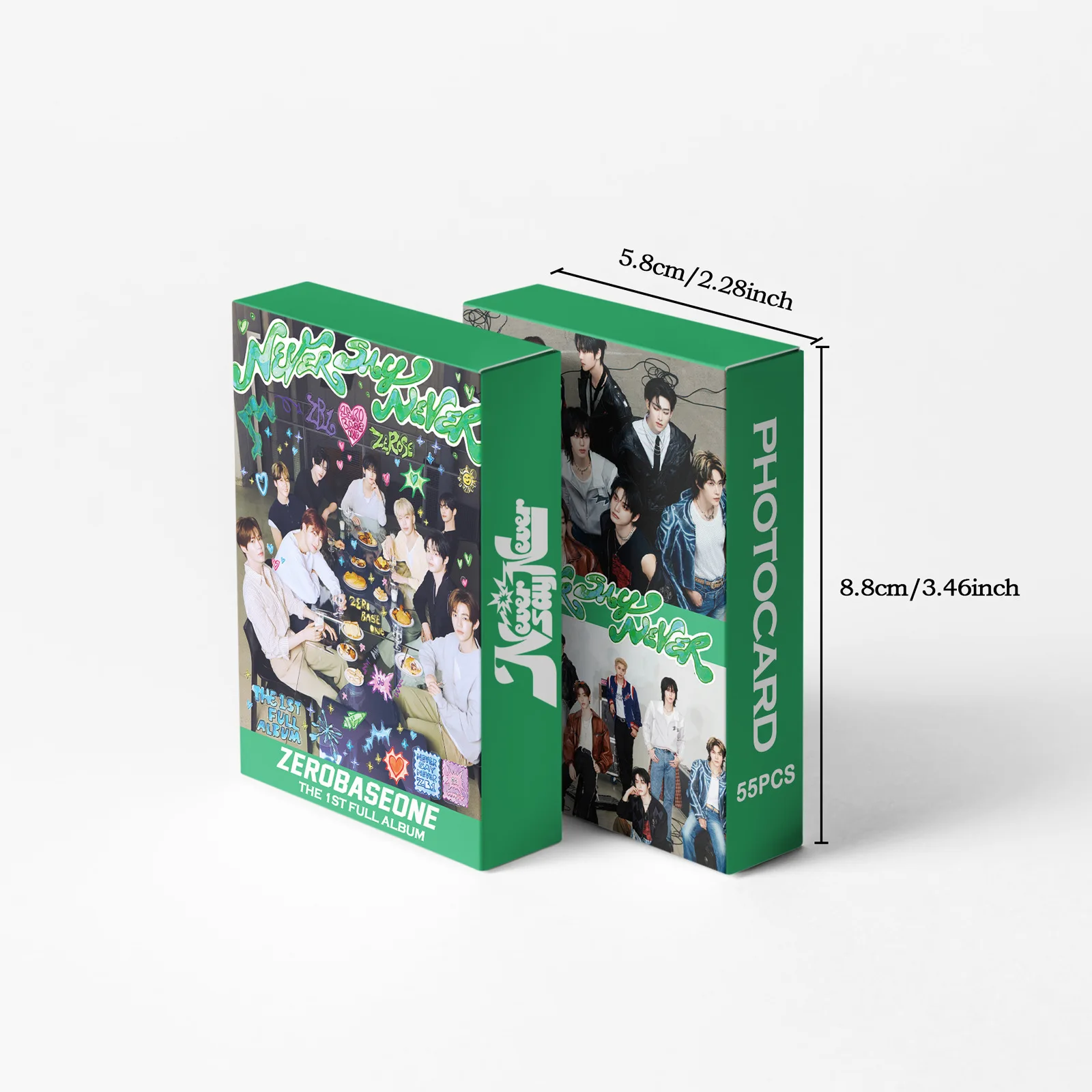 55 قطعة/المجموعة/المجموعة Kpop ZB1 لا تقل أبدًا ZEROBASEONE Zerobaseone Lomo بطاقة بريدية بطاقة صور لمحبي جمع الهدايا #6