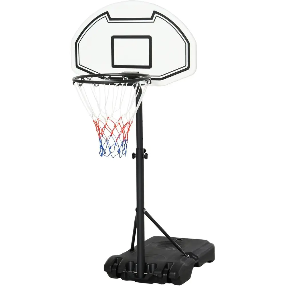 

Portable Outdoor Basketball System with Adjustable Height and 30 Backboard