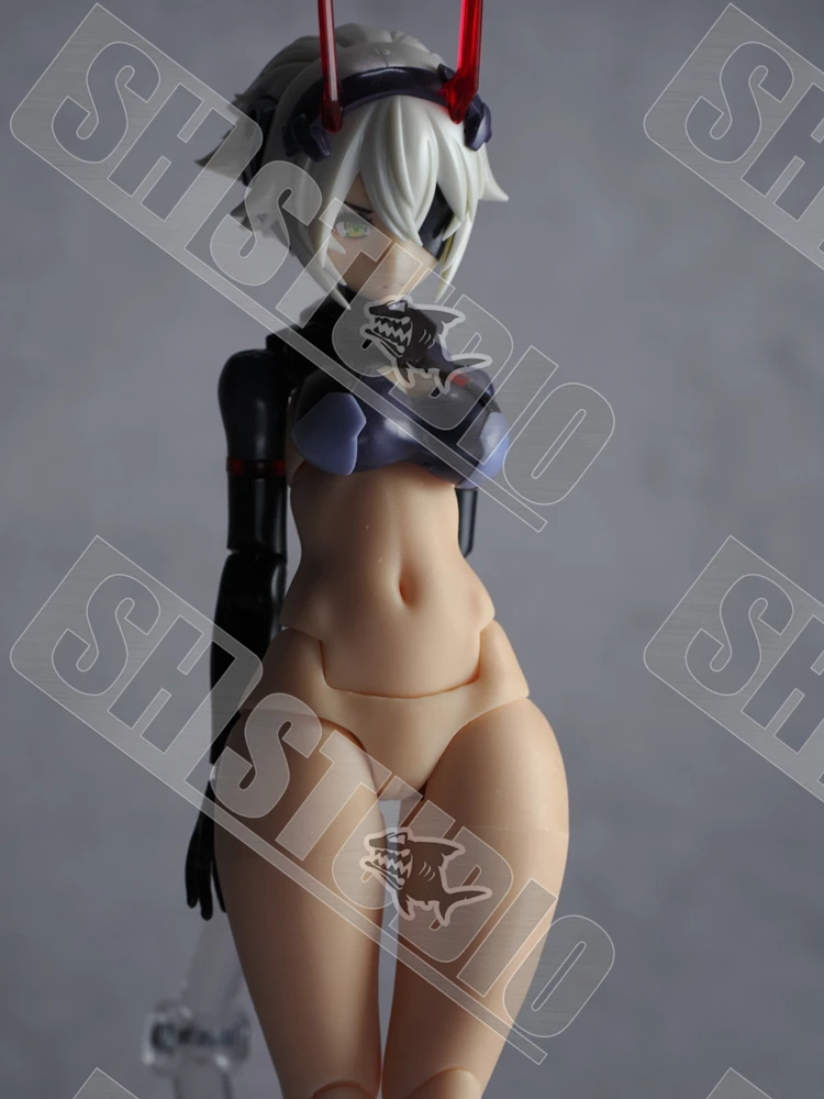 SH STUDIO 1/12 MU073L Long Leg Model Leg Machine Girl Goddess Device Plain Body Modification Resin GK Model