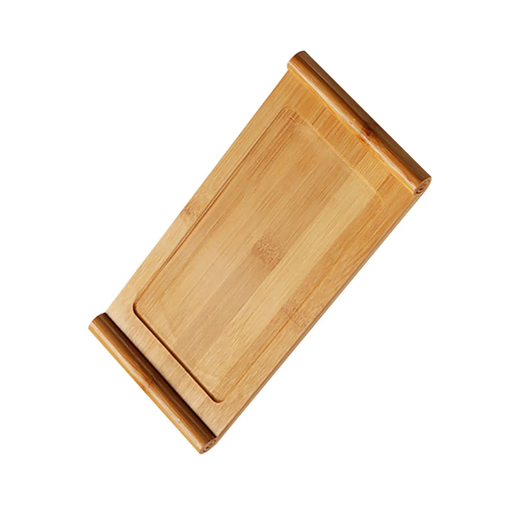 

1pc Bamboo Tea Tray Small Khaki Teacup Serving Tray Coffee Table Decor Japanese Style Traditional Chinese Plate Tea Service Kit