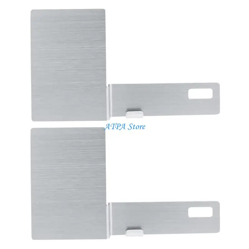 

U13C Heavy Duty Vertical License Plate Holder 15° Angled Design Stainless Steel Twin Pack