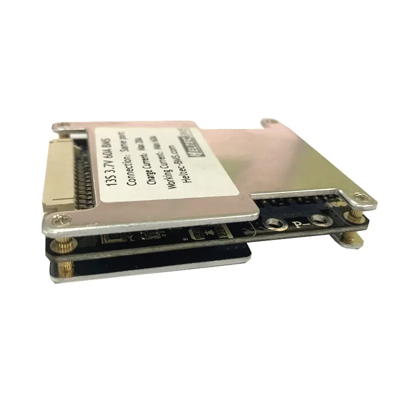 48V BMS 13S 60A Keseimbangan 3.7V Li-ion Baterai Papan untuk 48V Sepeda Listrik dan Listrik alat Dalam 1200W