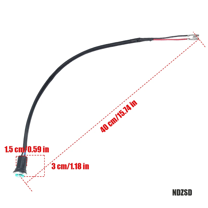 ATV على الطرق الوعرة دراجة نارية تعديل الملحقات ضوء محايد 12 فولت مؤشر LED ضوء مناسبة ل 90 110 125 150 200 250 300cc #3