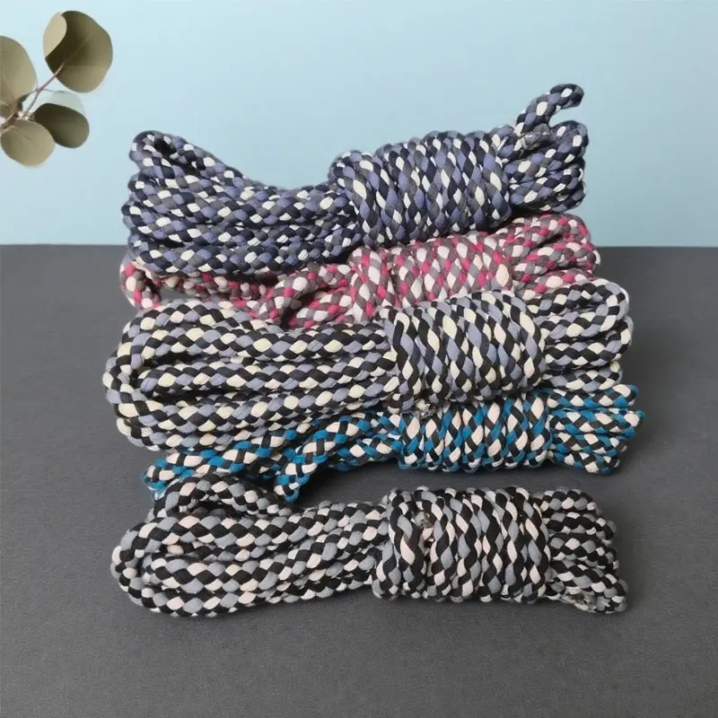 6m/8m Elastic Rope Binding Vehicle Motorcycle Tight Rope Fabric Strap Tricycle Woven Binding Rope Binding Strap Random Shipment