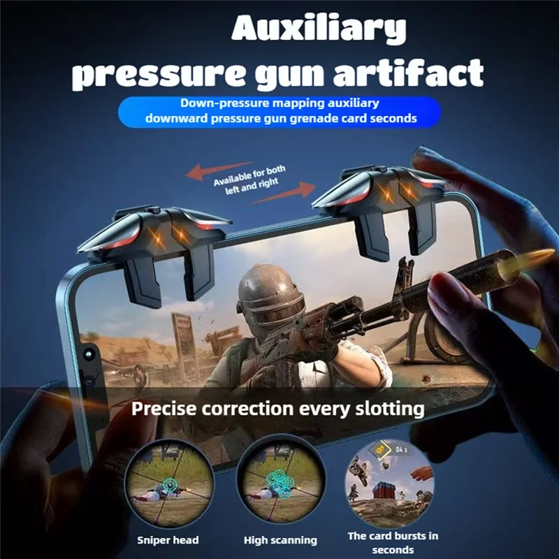 ABUO-알로이 6핑거 펄스 자동 발사 게임 트리거 P - Gaming Accessories For Free Fire 리뷰 및 가격