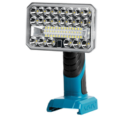 2000LM Cordless LED Work Light for Bosch 18V, USB-A 2.1A Fast Charging, Jobsite, Car Repair, Camping, Emergency (No Battery)