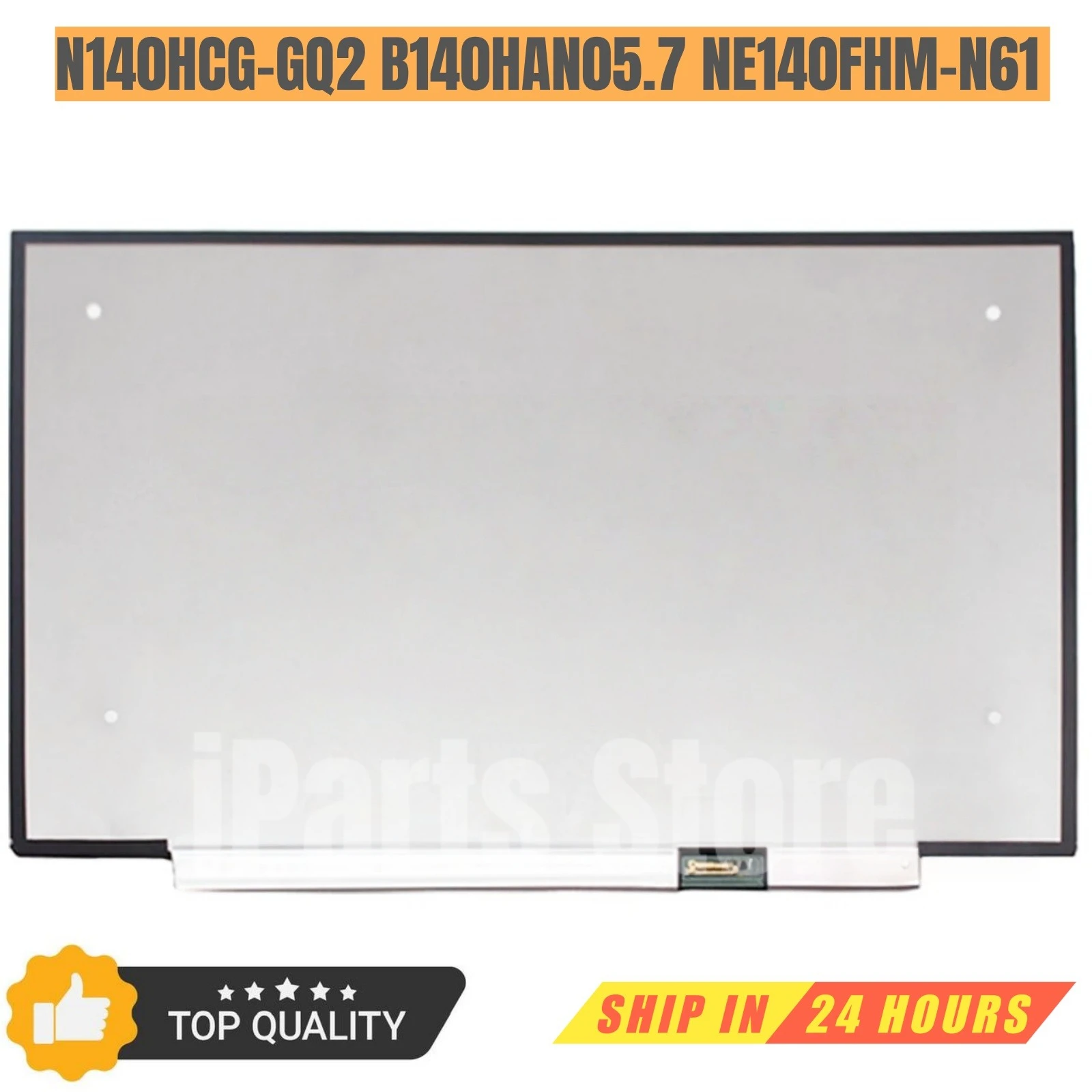 iParts Replacement New Display N140HCG-GQ2 B140HAN05.7 NE140FHM-N61 14.0 inch FHD 60hz 01YN154 01YN156 LCD Screen Panel OEM