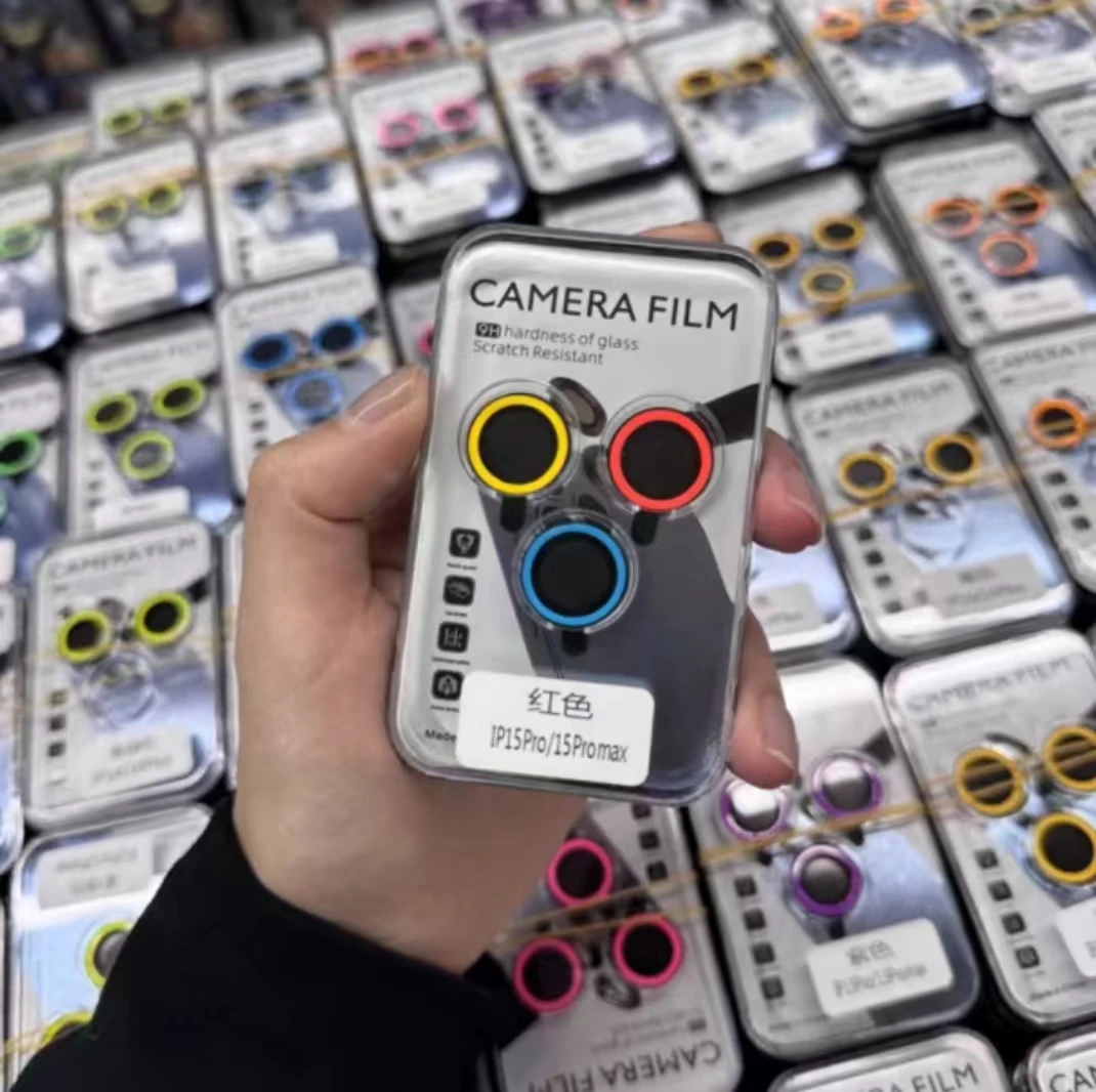 

1 комплект светящаяся Защитная пленка для камеры для IPhone 14 13 12 11 15 Pro Max 14 Plus 12 13 Mini кольцо для объектива закаленное стекло светящаяся крышка