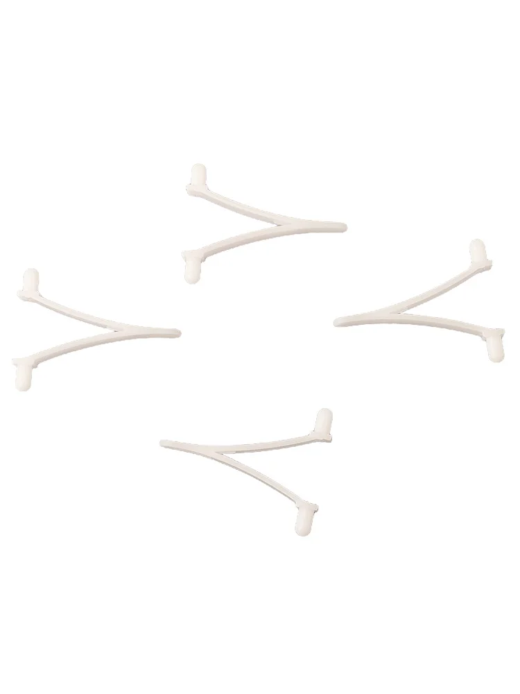 4 Pack V Style Wishbone Spring Clips for Pool Telescopic Pole Attachments Compatible with Pool Brushes and Vacuum Heads