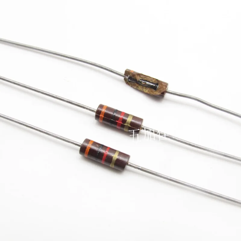 10-100pcs RC20GF302J 1/2W 3K 5% 0.5W imported non-magnetic fever resistor (non carbon core)