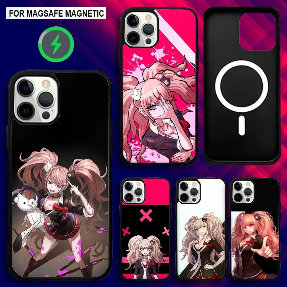

J-Junko E-Enoshima Anime Phone Case For iPhone 16e,16,15,14,13,12,11,Plus,Pro,Max,Mini Magsafe Magnetic Wireless Charging