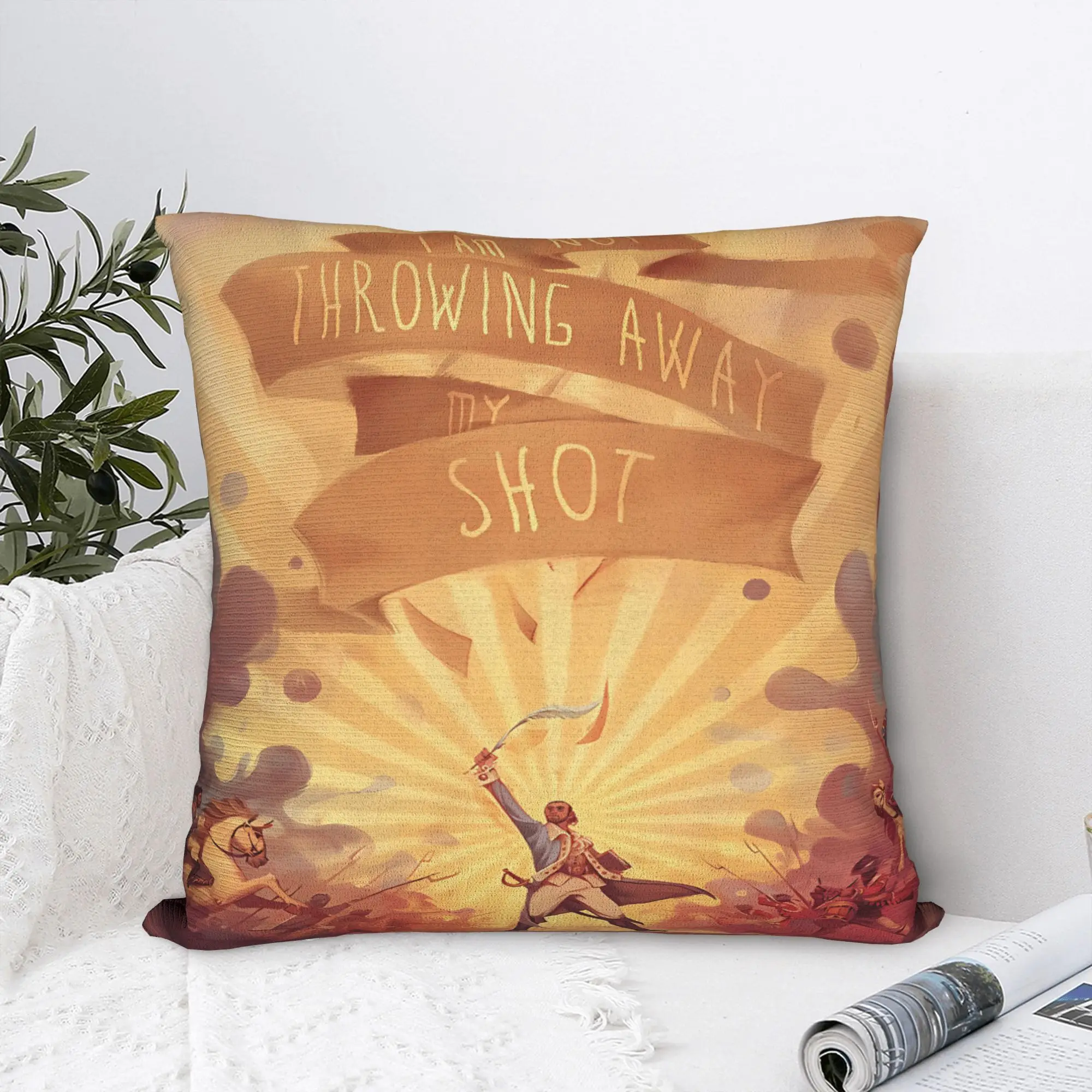 Hamiltons the Musical Pillowcases  Cute Funny Pillow Case For Sofa Home Decor Soft Pillow Cover