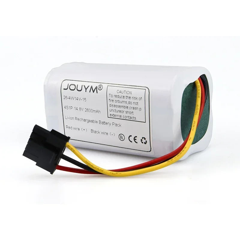 14.4V Vacuum Cleaner Battery 2600mAh Replacement Lithium-ion Battery For Xiaomi Mi Robot Vacuum-Mop