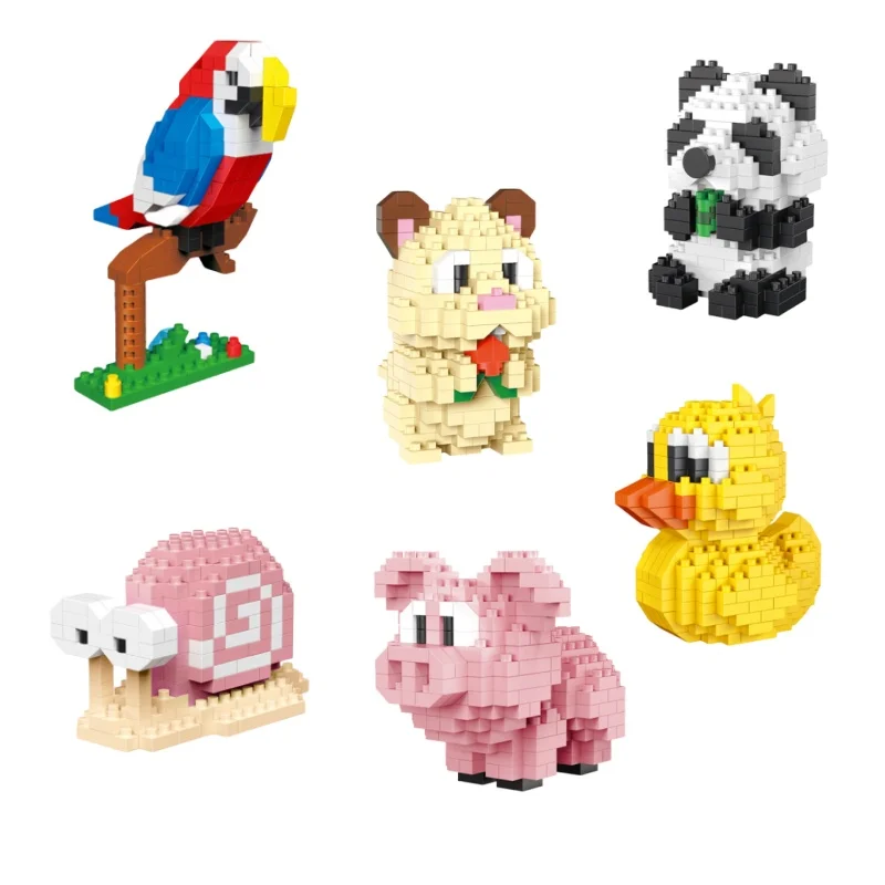 DIY Mini Building Animal Block Series: Engaging Adult Puzzle Toys, Ideal for Home & Office Decor, Thoughtfully Unique Gift