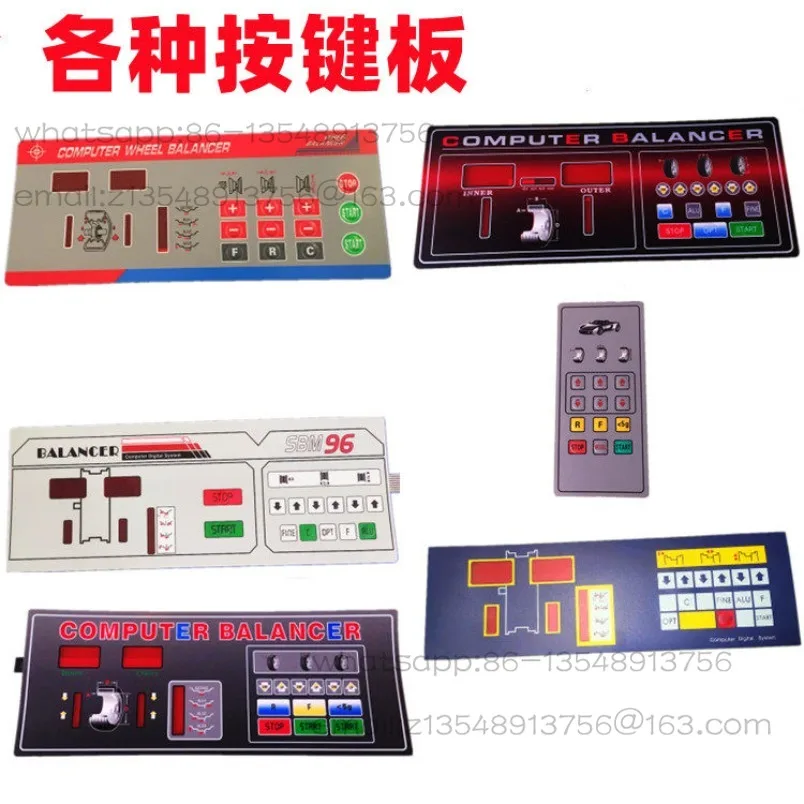 Dynamic balancing machine touch film button board, balancer operation control panel replacement