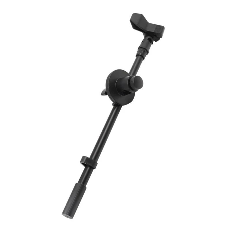 Microphone Stand Boom Arm Mount Clip Adjustable 360 Degree Rotation for Podcasting and Recording Professional Mic Clamp