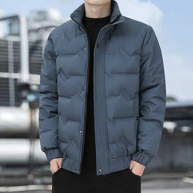 Winter New Lightweight Down Jacket Men Loose Plush Warm Jacket Men 90%White Duck Down Windproof Down Jacket Men Casual Coat Male