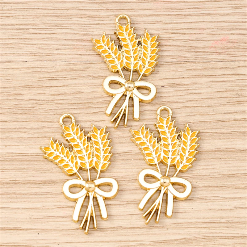 10 Stück Gemischte Thanksgiving-Anhänger, Emaille-Lebensmittel-Charms mit Mais und Kürbis für Schmuckherstellung, Halsketten, Ohrringe, DIY-Bastelarbeiten und Geschenke – Detail 8