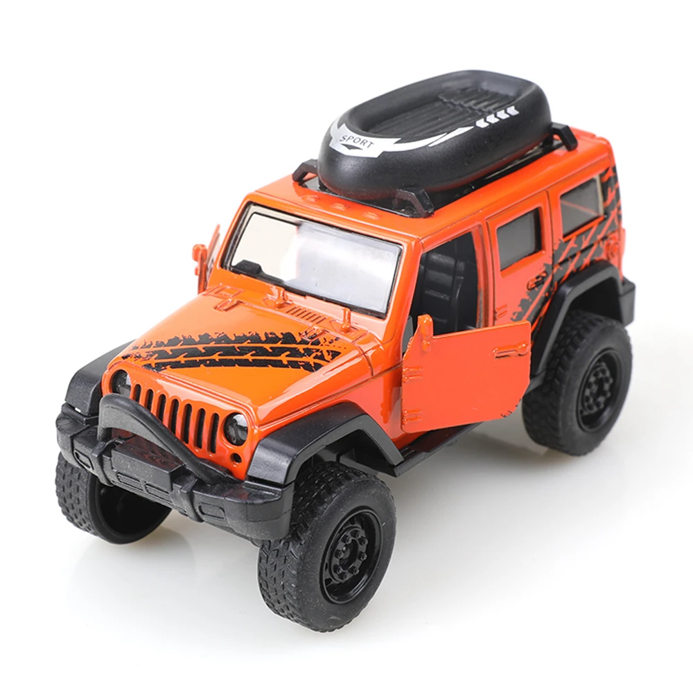 Alloy off-road car model, door opening, children\'s toy car, boy\'s cake decoration