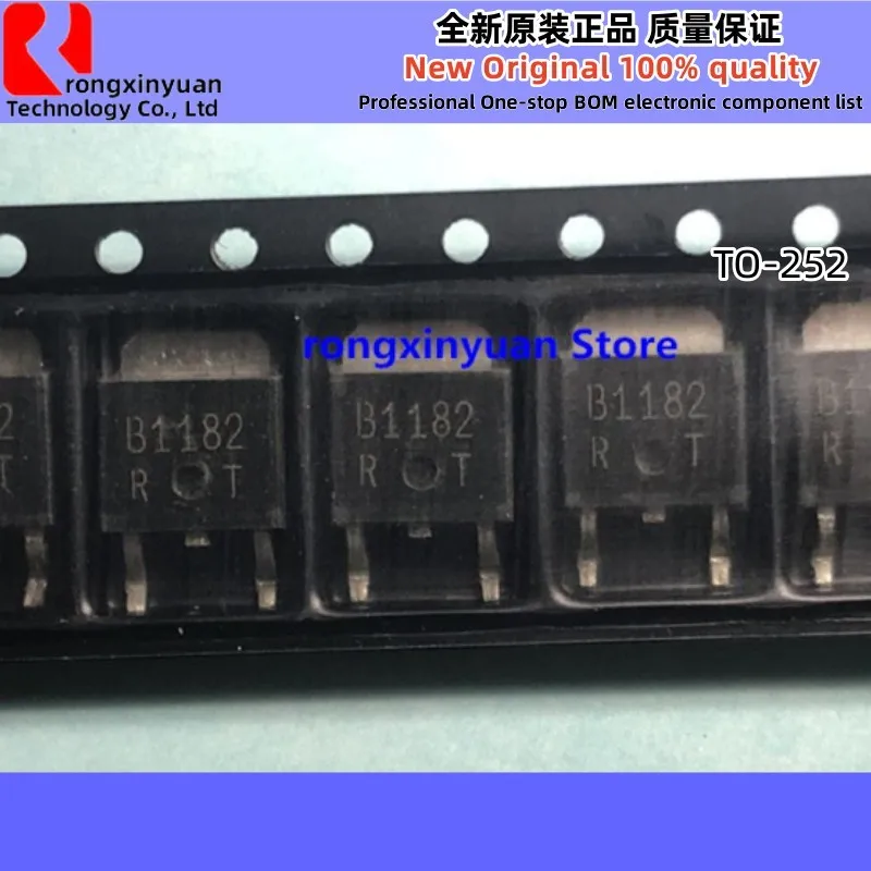 

10-50Pcs 2SB1182 B1182 2SB1182TLR 2SB1182-R TO-252 32V 2A PNP silicon transistor Chip Medium power transistor 100% New original