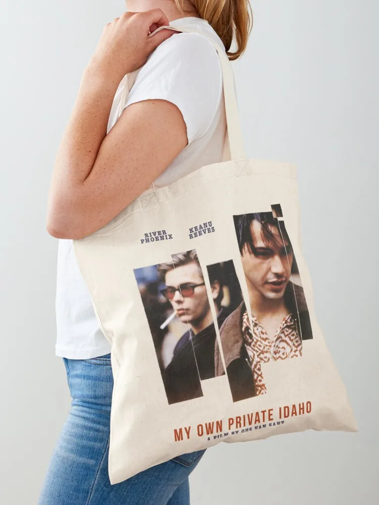 

My Own Private Idaho Poster Tote Bag supermarket folding bag Canvas bag for women shopping reusable grocery bags