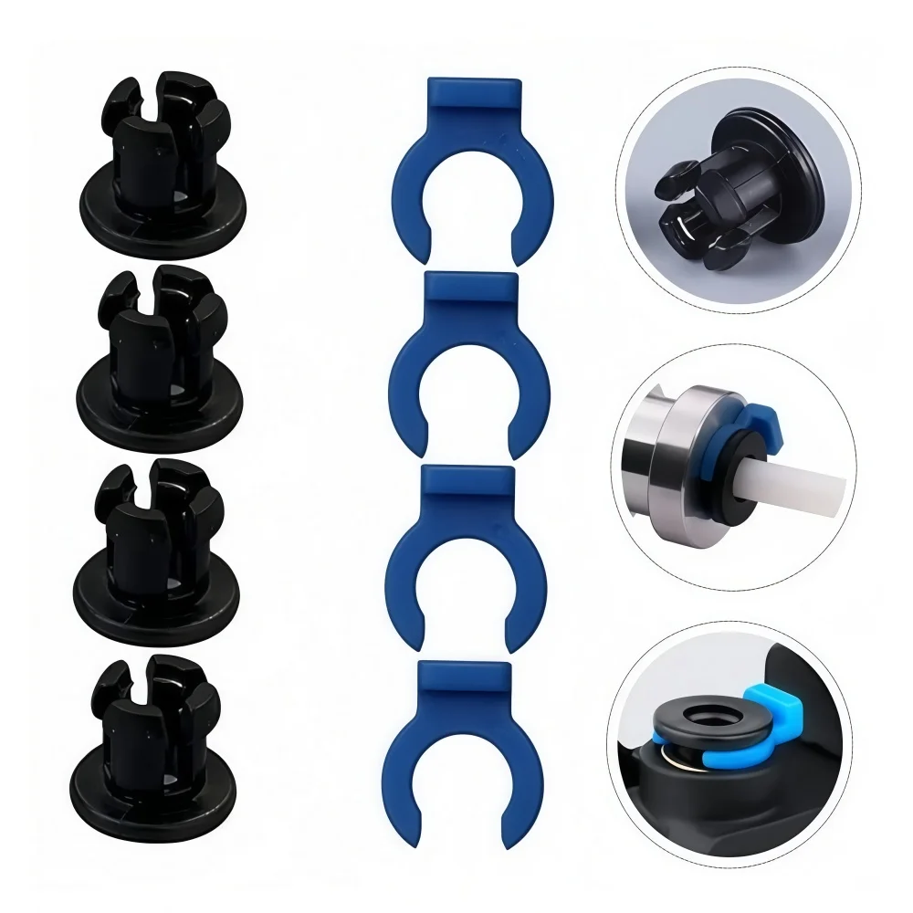 Box Packed Bowden Tube Coupling Collet Clamp Clip Bowden Collet and Clip Set 3D Printer Accessories for All Metal Hotend Printer