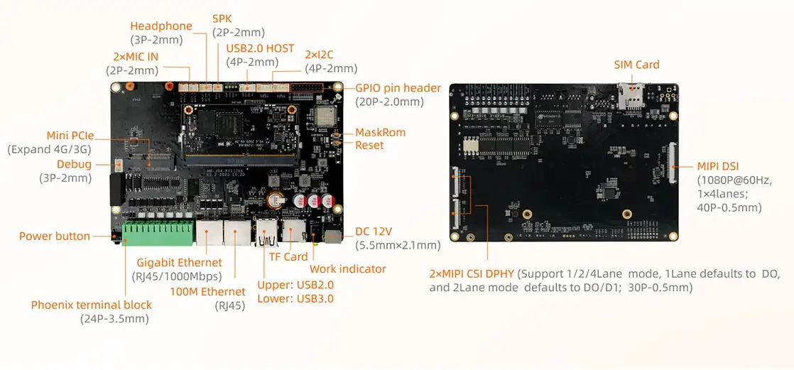 VoltSAIO-1126BJD4 AI Motherboard, Embedded Edge Computing Mainboard For Intelligent Applications
