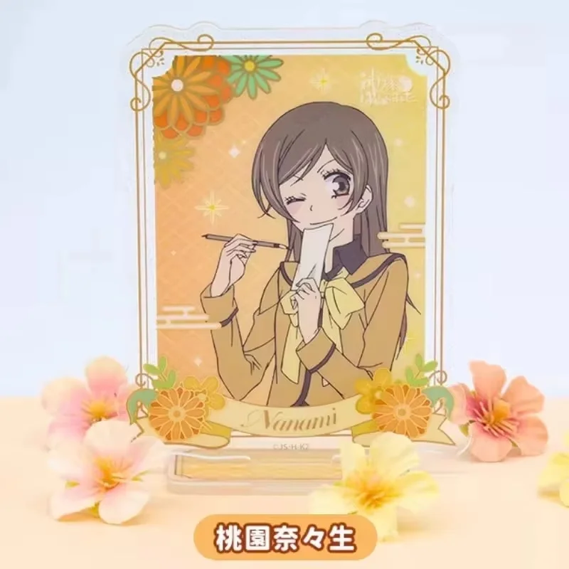 새로운 오리지널 Kamisama Kiss 아크릴 골드 호일 하프 바디 스탠드 Kamisama Hajimemashita Acg 카드 나나미 토모에 모델 선물 장난감