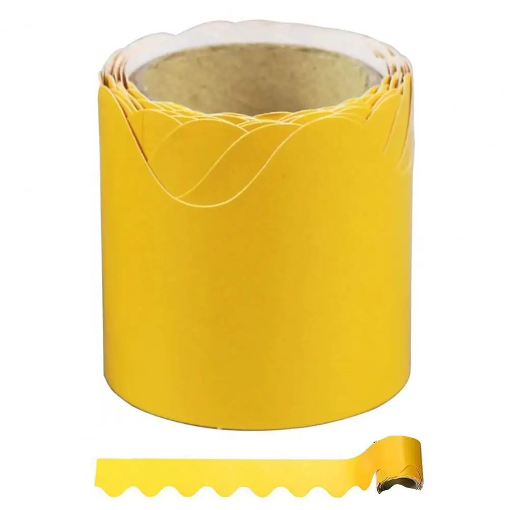 防水ウォールステッカー,教室掲示板,ボーダー,波状エッジ,ボーダー通知ステッカー