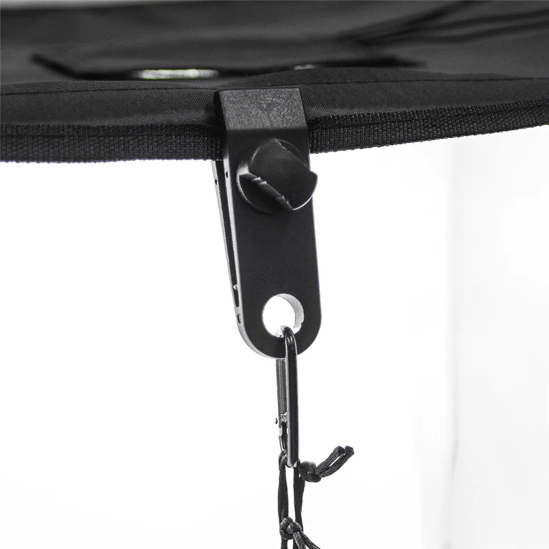 A04G-Weight Bag For Gazebo Curtains Portable Outdoor- Includes 10 Weight Pockets, 10 Carabiners, 10 Clips,For Garden Beach Tent