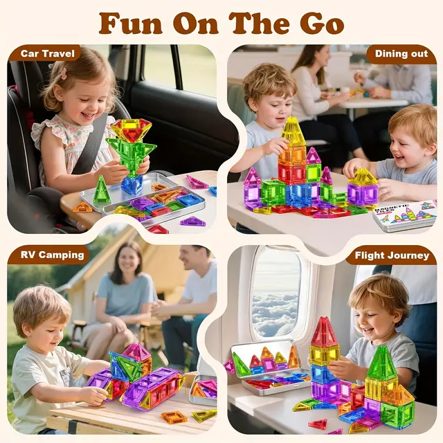 בלוקים מגנטיים מיני, חלקים מגנטיים, תמונה 5