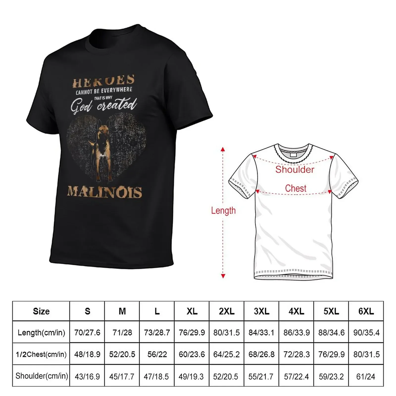 Belgian shepherd - Malinois T-Shirt cute tops tops blanks Aesthetic clothing Men's t shirts