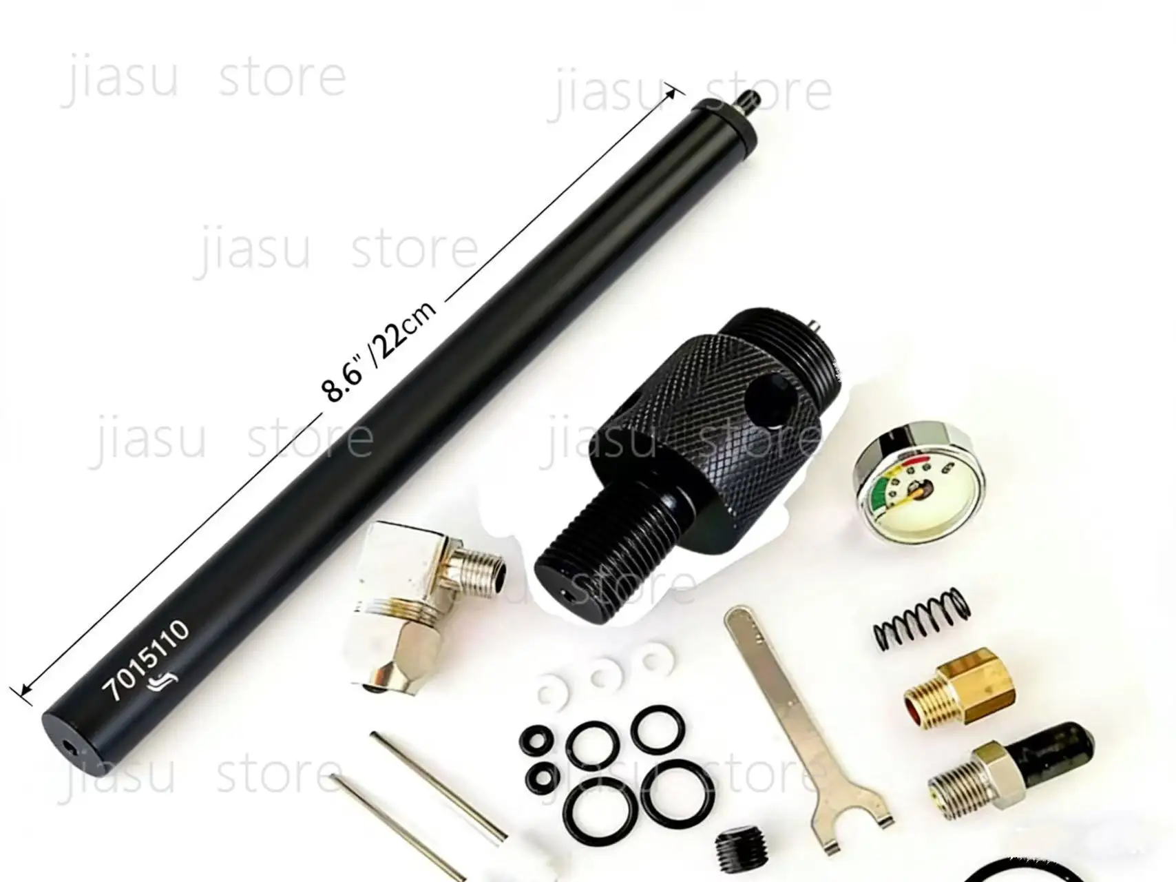

Shan Bao 20cm 300bar Aluminum Alloy M28 Pipe M28/M18 Aluminum Alloy Valve Converter Easter Egg Equipment