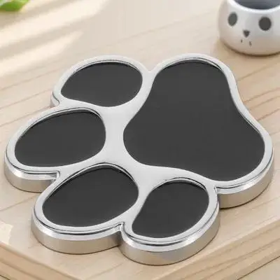 

3D Metal Paw Car Sticker Dog Footprint Decal Waterproof Uv Resistant Extra Strong Adhesive for Vehicle Auto Car Decoration