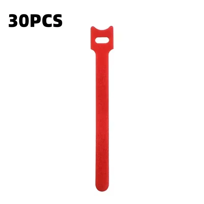 10/30/50 Stück USB-Kabel-Organizer, Kabelbinder, Kabelmanagement-Halter, wiederverwendbarer Clip-Schutz, Nylonband, Maus-Kopfhörer-Klebeband