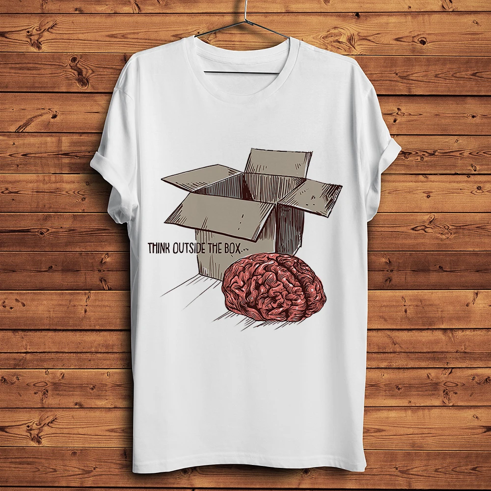 no overthink,over drink,Think out of the box, funny Tshirt Men,Casual Short T Shirt,Unisex Streetwear Tee,Breathable Print