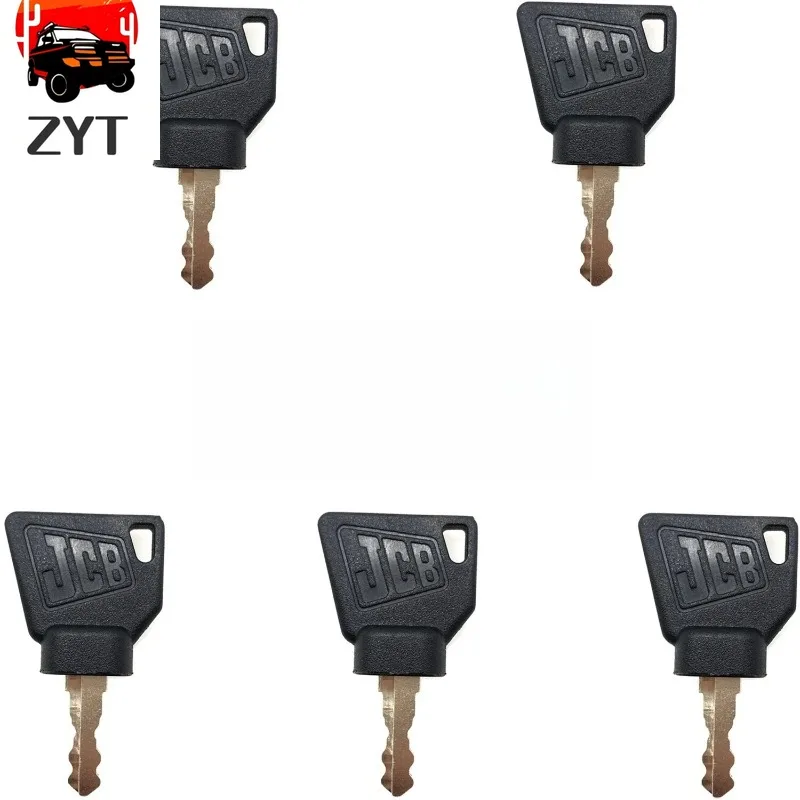 5 llaves de puerta e ignición 701/45501 331/26790 para JCB 2CX 3CX 4CX 200 210 220 230 240