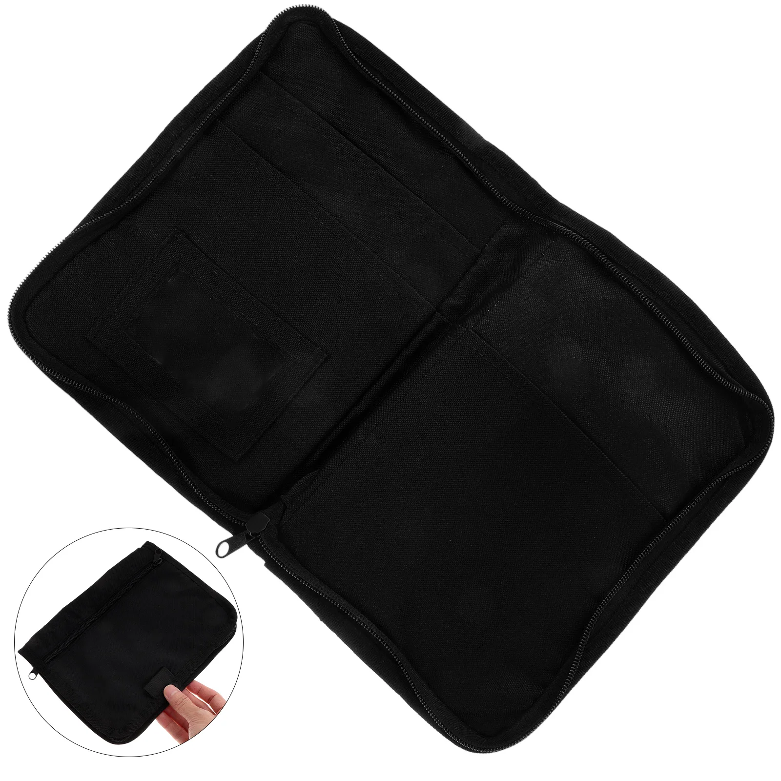 

Car Document Organizer Oxford Cloth Storage Bag Multipocket Portable Glove Box Manual Holder Car Compartment Organizer File